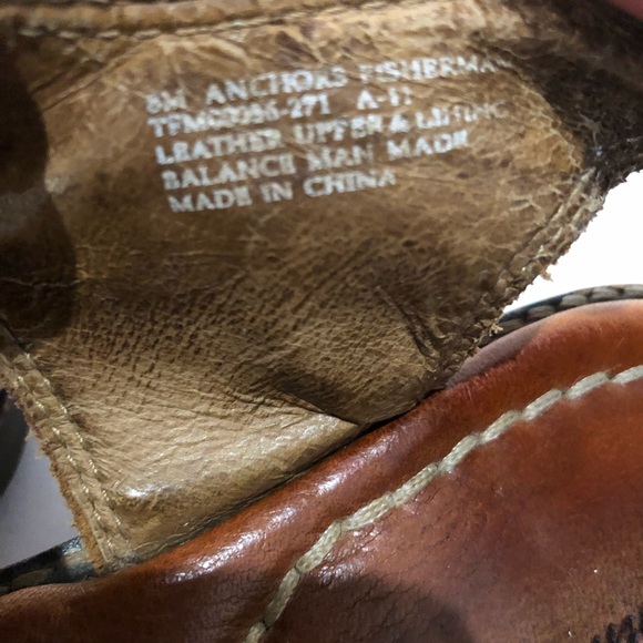 Tommy Bahama Mens Anchors Fishermans Leather Sandals Size 8 - Picture 7 of 7